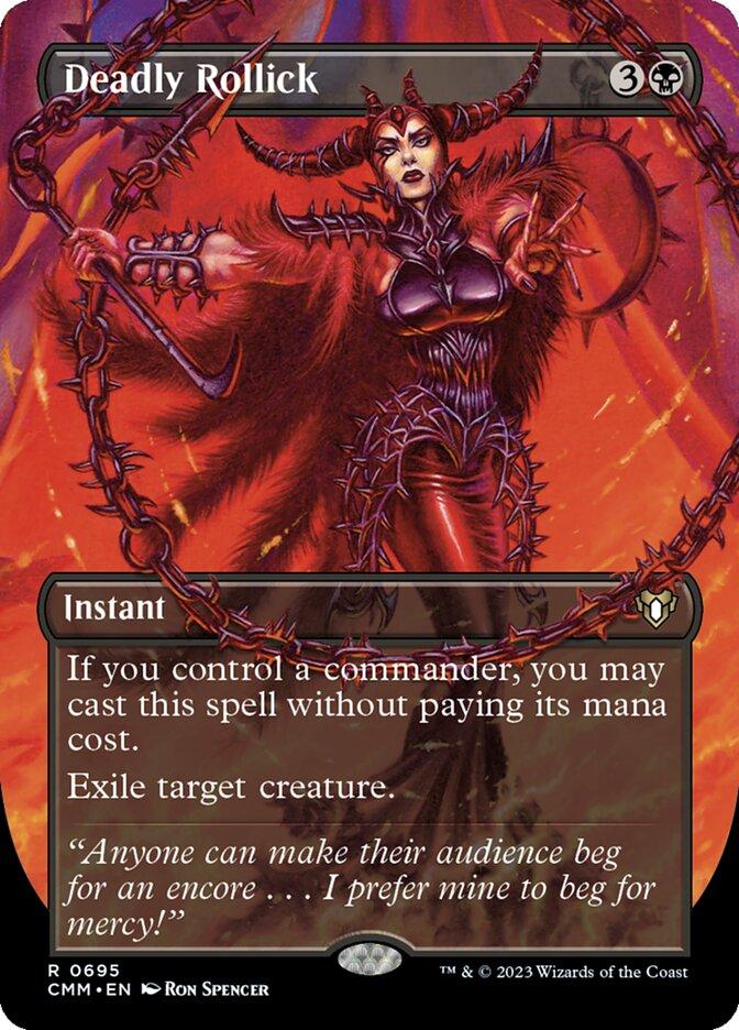 Commander Masters Variants Foil: Deadly Rollick (Borderless)