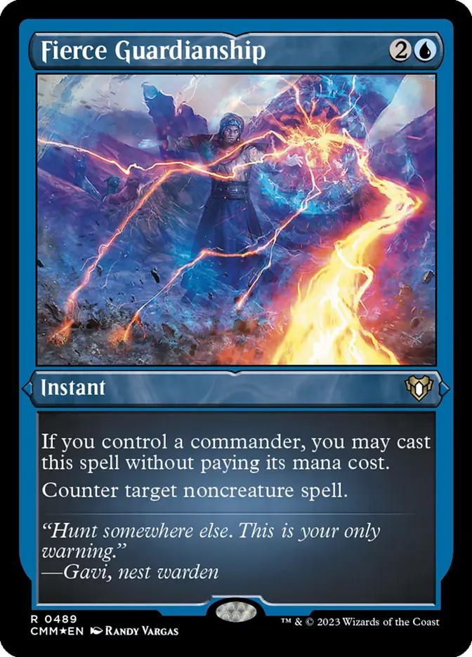 Commander Masters Variants Foil: Fierce Guardianship (Foil Etched)