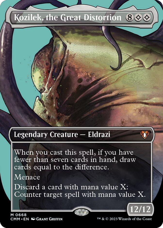 Commander Masters Variants Foil: Kozilek, the Great Distortion