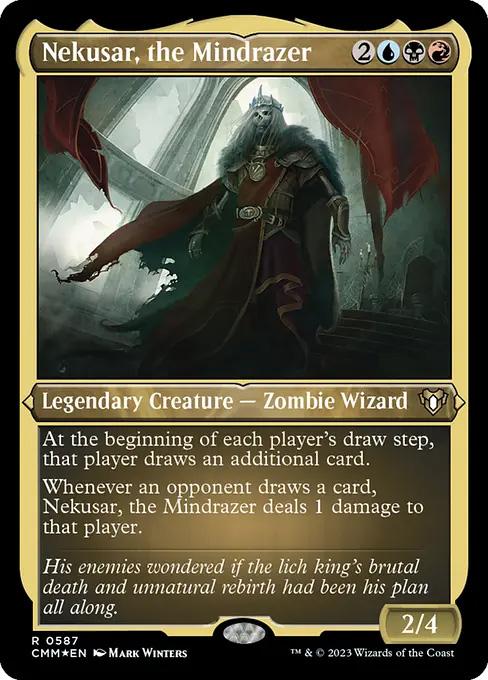 Commander Masters Variants Foil: Nekusar, the Mindrazer (Foil Etched)
