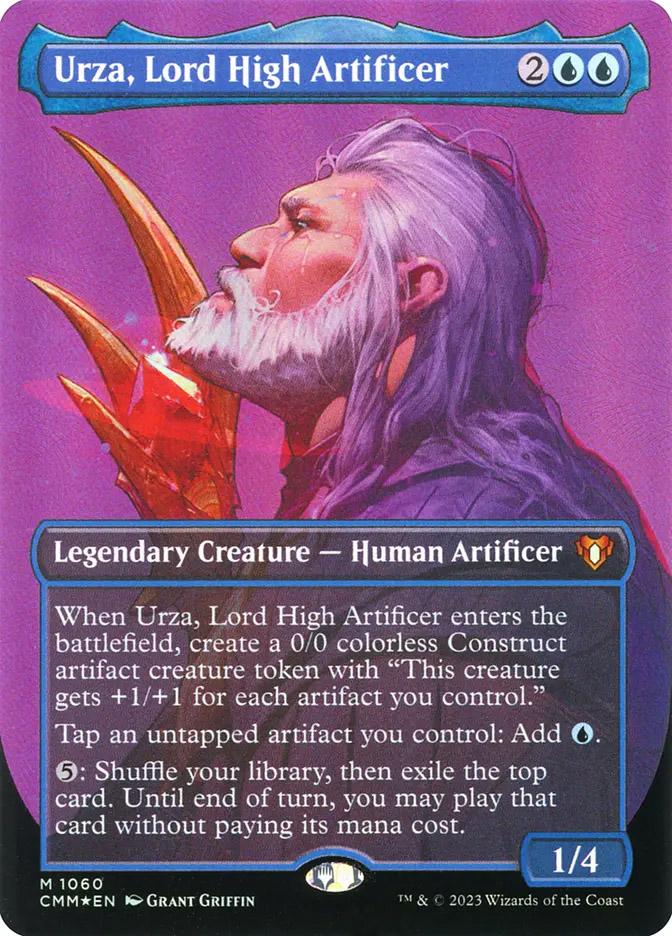 Commander Masters Variants Foil: Urza, Lord High Artificer