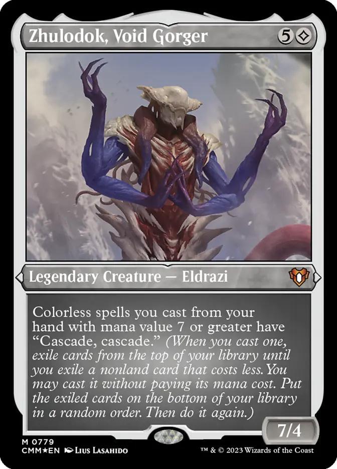 Commander Masters Variants: Zhulodok, Void Gorger (Foil Etched