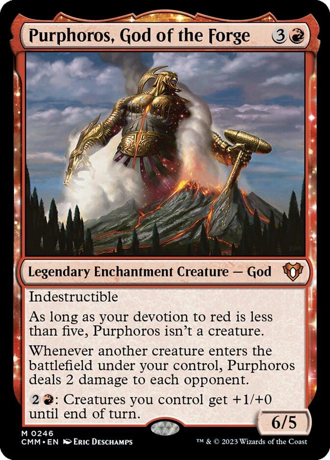 mtg purphoros commander deck Purphoros, God of the Forge 26 combos explained MTG DECKS Heavily Played cards can also have flaws that impact the integrity of the card Purphoros, God of the Forge