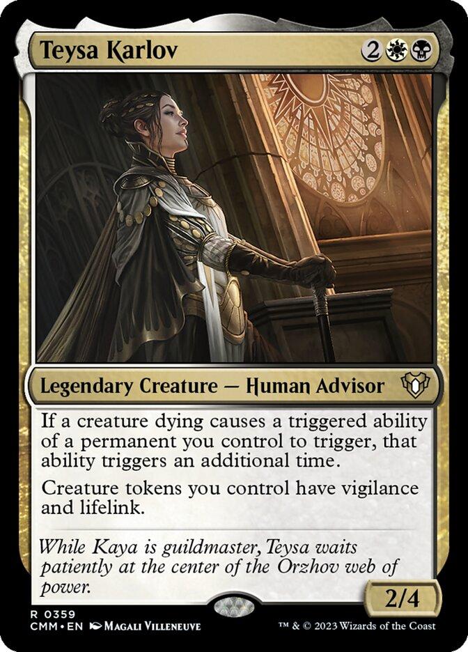 Teysa Karlov 伝説のクリーチャー foil teysa-karlov-45523.jpg