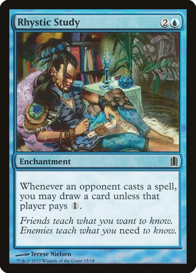 Rhystic Study | Commander's Arsenal | Commander | Card Kingdom