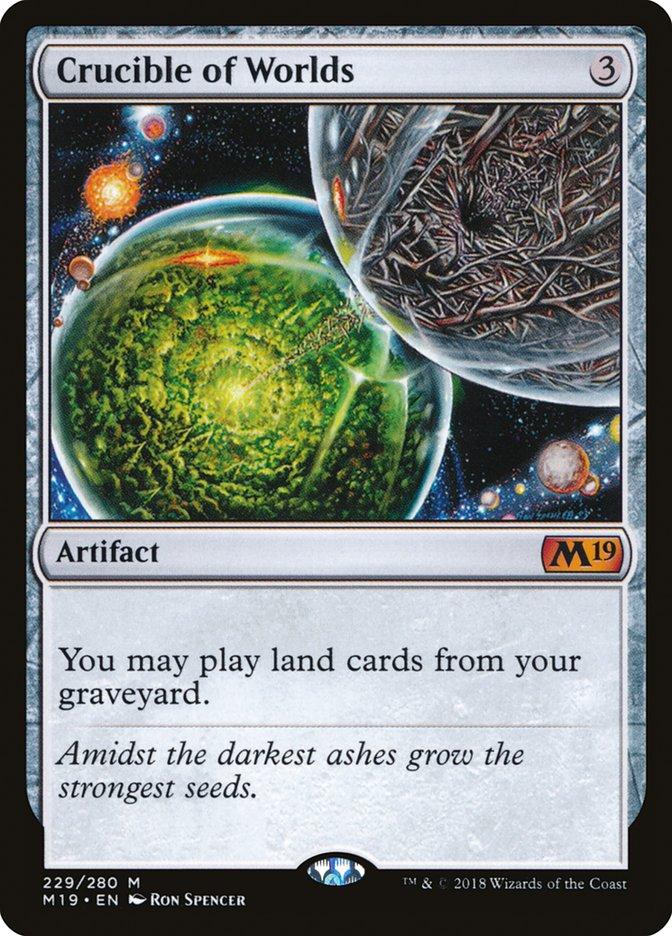 Crucible of Worlds | Core Set 2019 Foil | Modern | Card Kingdom