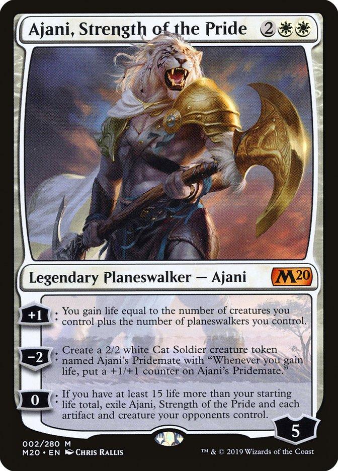 Ajani, Strength of the Pride | Core Set 2020 | Modern | Card Kingdom
