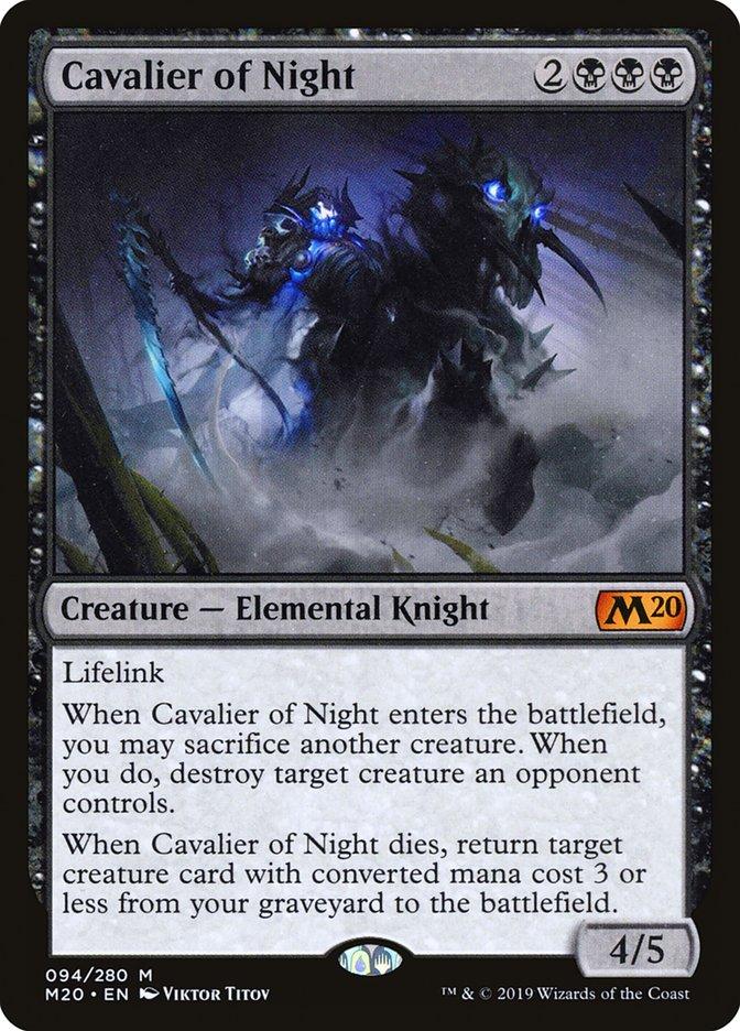 Cavalier of Night | Core Set 2020 | Modern | Card Kingdom