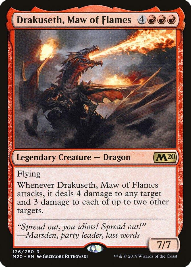 Drakuseth, Maw of Flames | Core Set 2020 | Modern | Card Kingdom