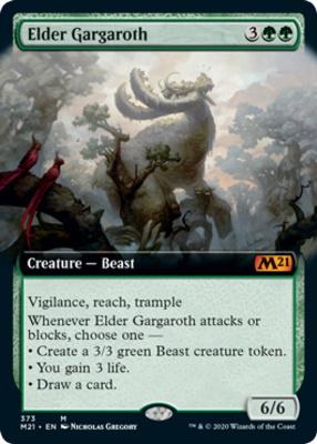 Elder Gargaroth | Core Set 2021 Variants Foil | Modern | Card Kingdom