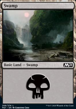 Land Zendikar Mtg Magic Basic Land 4x x4 4 PLAYED Swamp #239 