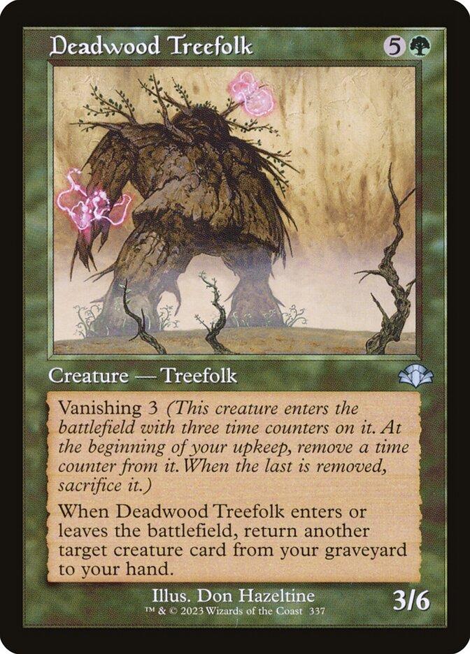Dominaria Remastered Variants: Deadwood Treefolk (Retro Frame)