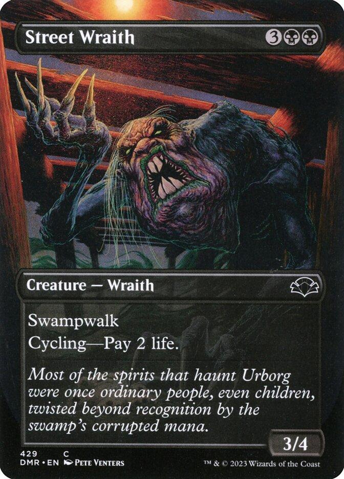 Dominaria Remastered Variants: Street Wraith (Borderless)