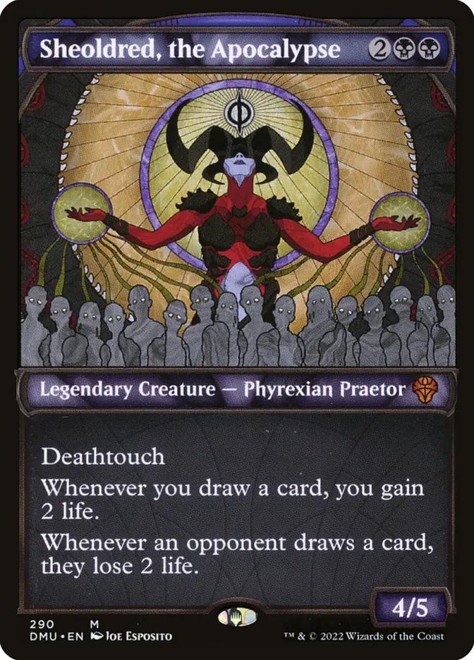 mtg cards like sheoldred the apocalypse Altered Art they lose 2 life. What are we all calling