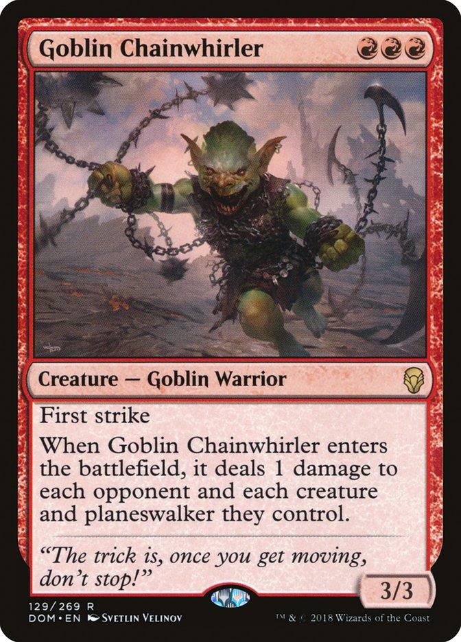 Goblin Chainwhirler | Dominaria Foil | Modern | Card Kingdom