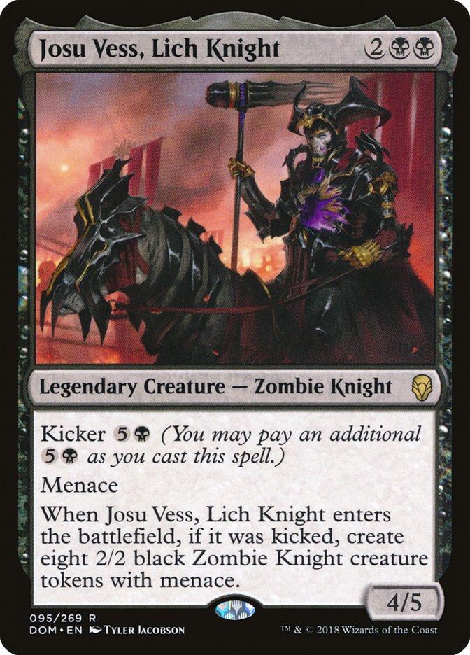 mtg why are some many knight cards black characters [Fifth Edition] create eight 2/2 black Zombie Knight creature tokens with menace MTGNexus - The Black Knight