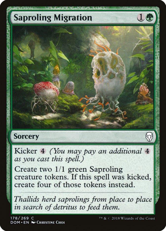 mtg cards that make saprolings Saproling Cluster - Nemesis Dominaria Remastered (DMR) #175 Illustrated by Ciruelo Magic Saproling Token | Dominaria |