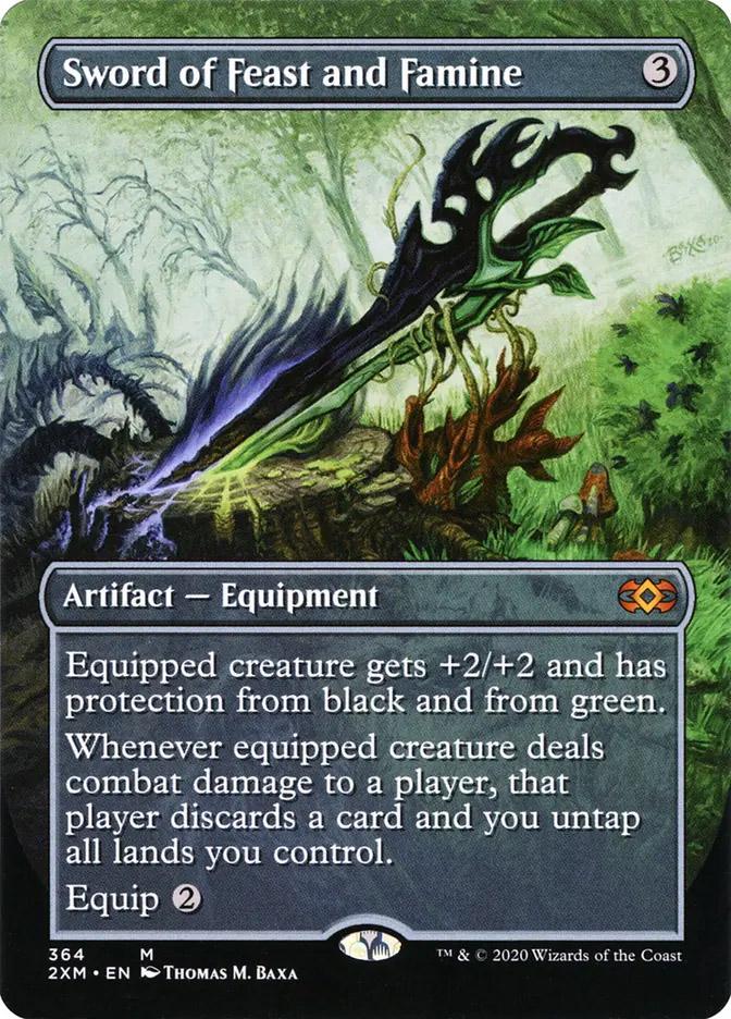 Sword of Feast and Famine | Double Masters Box Toppers Foil | Card