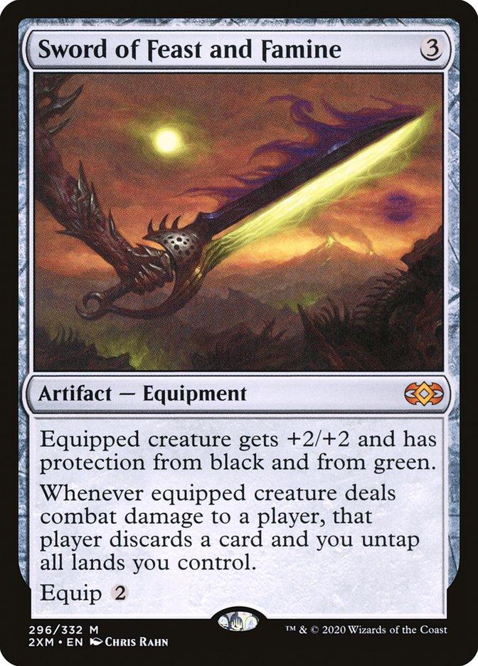 その他 Sorcery TCG The Great Famine foil Sword of Feast and Famine | Double Masters Foil | Card Kingdom