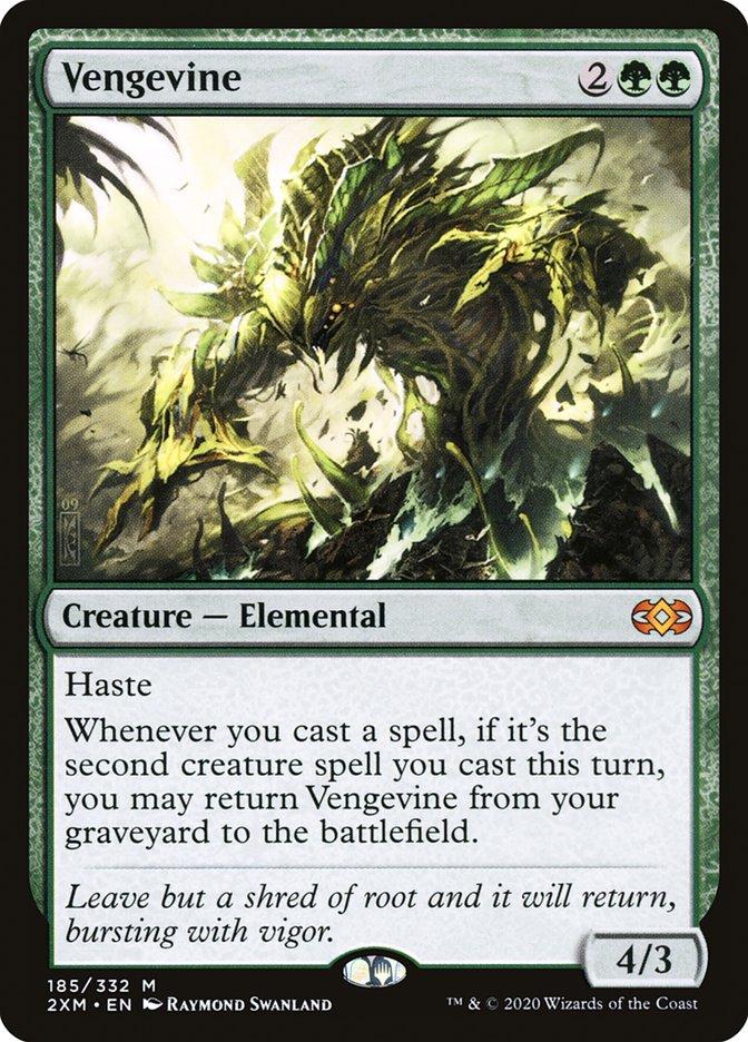 MTG 復讐蔦 vengevine 英語版 二枚セット vengevine-37447.jpg