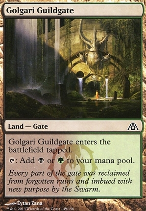 Magic The Gathering - Cancello Della Gilda Dimir (Dimir Guildgate) - Espansione Labirinto Del Drago (DGM) - Carta Comune In Versione Foil.