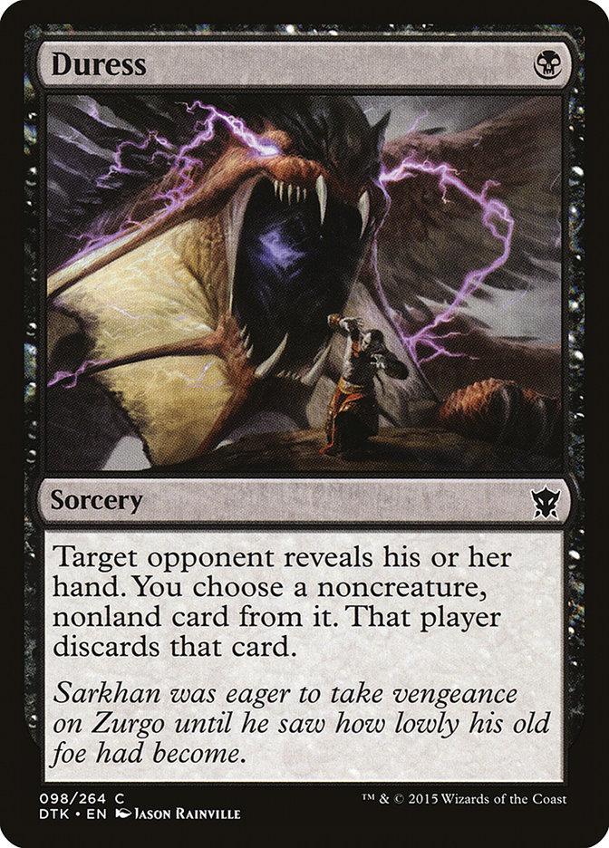 mtg cards like duress Duress | Dragons of Tarkir | Modern