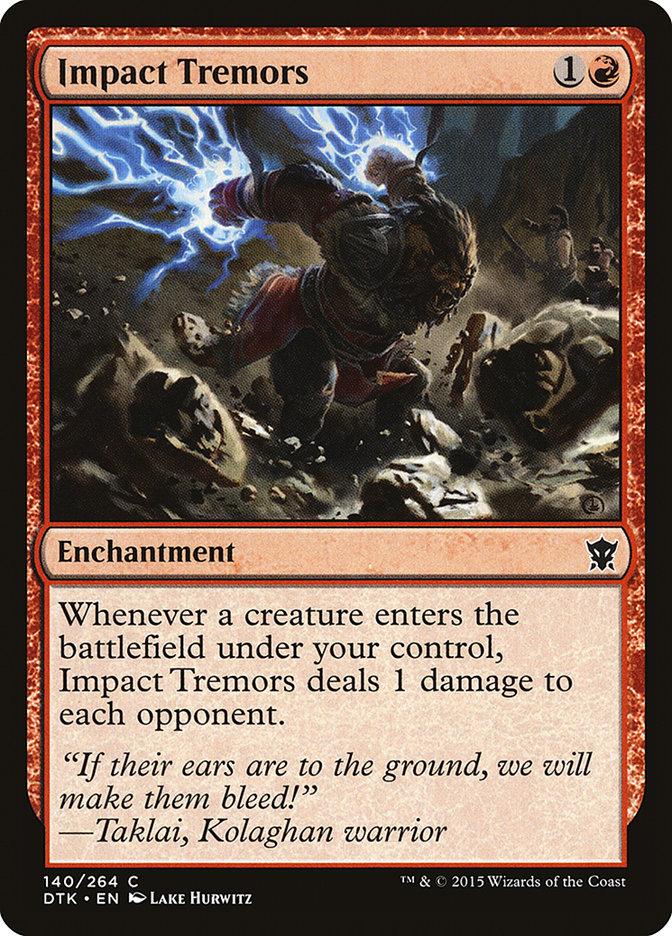 mtg cards similar to impact tremors Impact Tremors - Red - 140/264