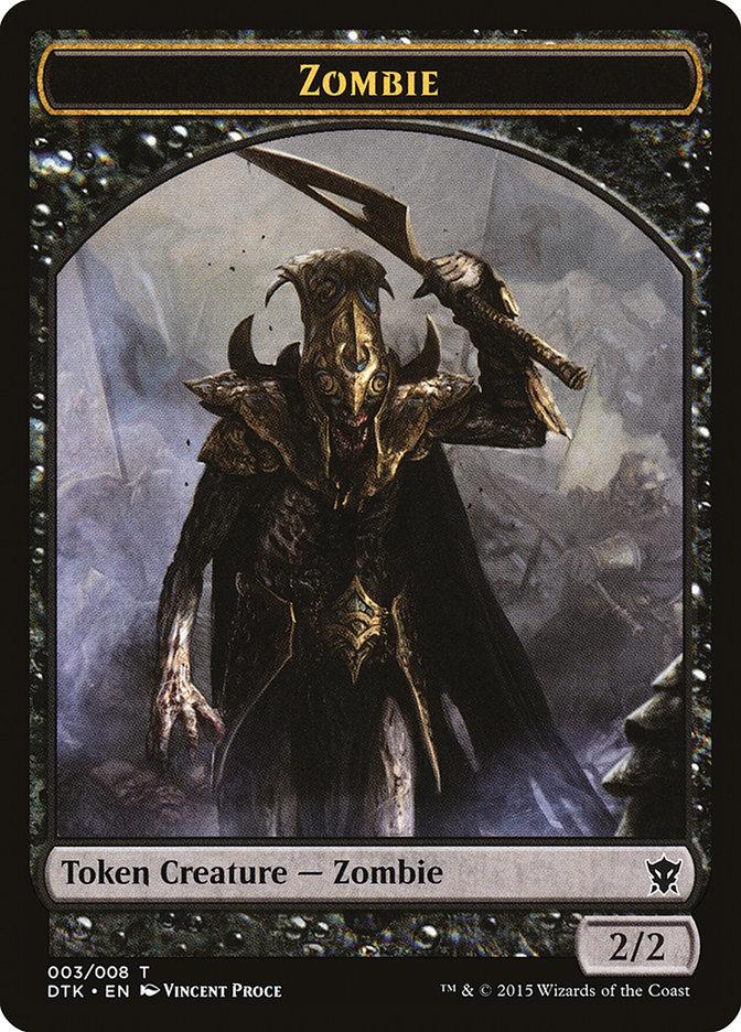 zombie token cards mtg 2/2 Decayed Elves and Men and Orcs Zombie Token | Dragons of