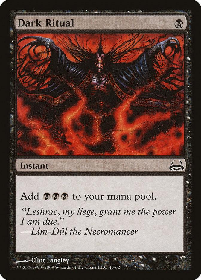 cards like dark ritual mtg the Necromancer Dark Ritual [Duel Decks: Divine