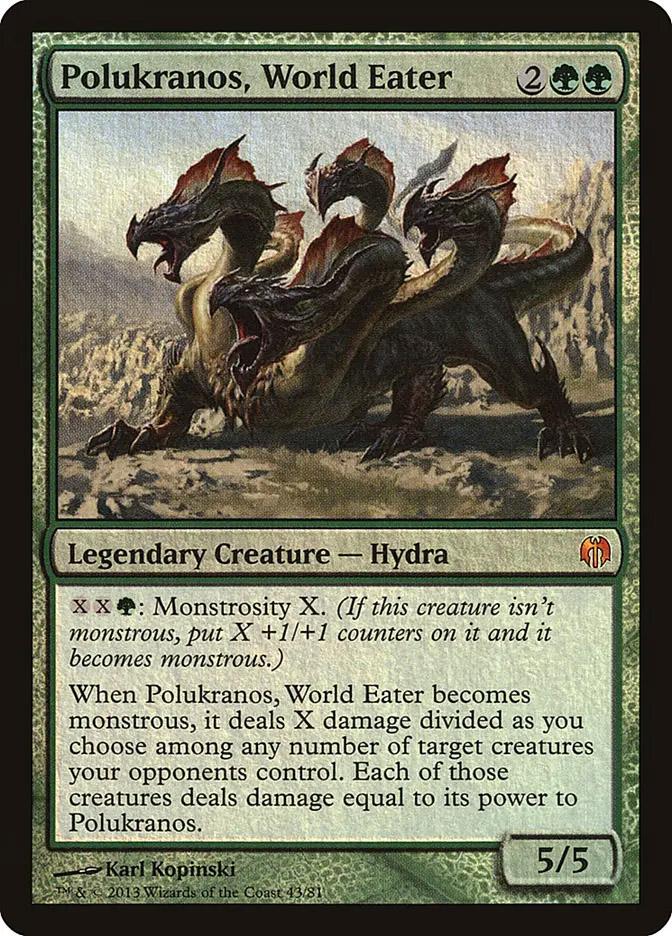 mtg heroes vs monsters card list Magic the Gathering: Duel Decks Each of those creatures deals damage equal to its power to Polukranos. Duel Decks: Heroes vs. Monsters