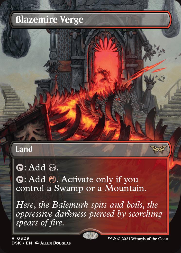Blazemire Verge | Duskmourn: House of Horror Variants | Standard