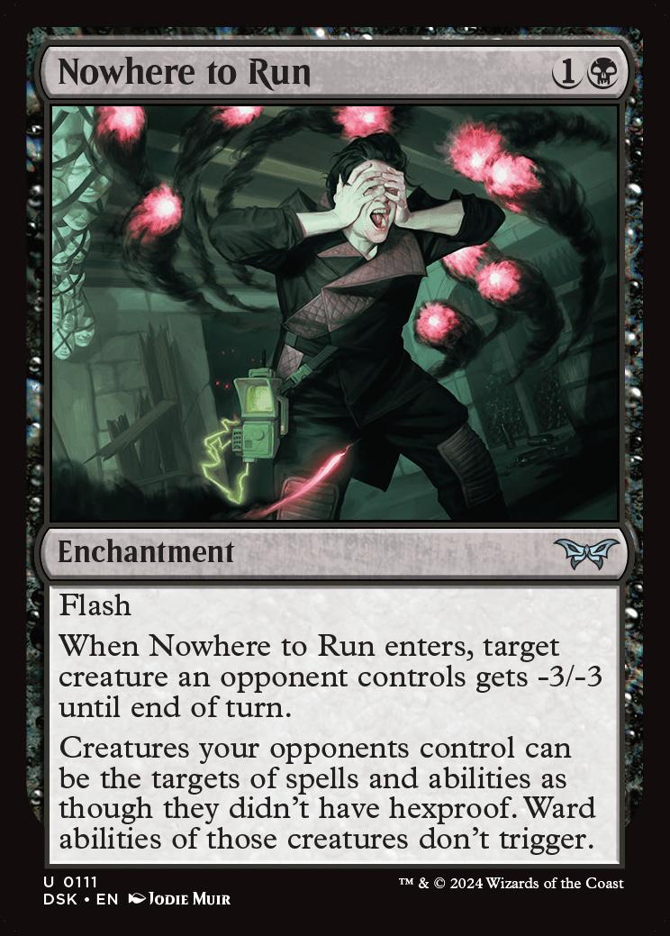 Tab Target Creature Nowhere to Run | Duskmourn: House of Horror | Standard | Card Kingdom