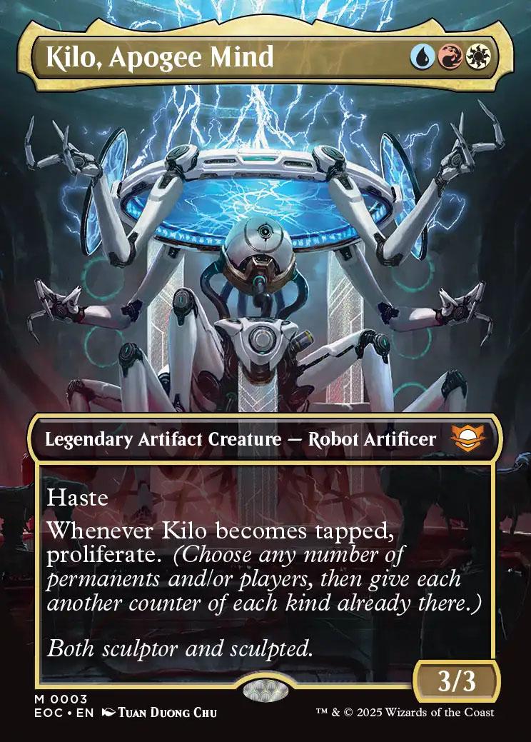 mtg kilo commander deck Magic The Gathering - Edge of Eternities - Haste Whenever Kilo becomes tapped Kilo Apogee Mind Commander Box