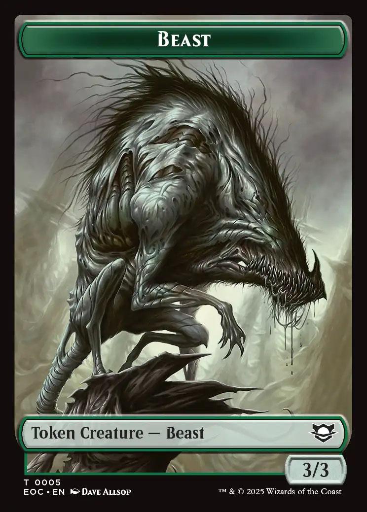 Beast Token // Insect Token | Edge of Eternities Commander Decks ...