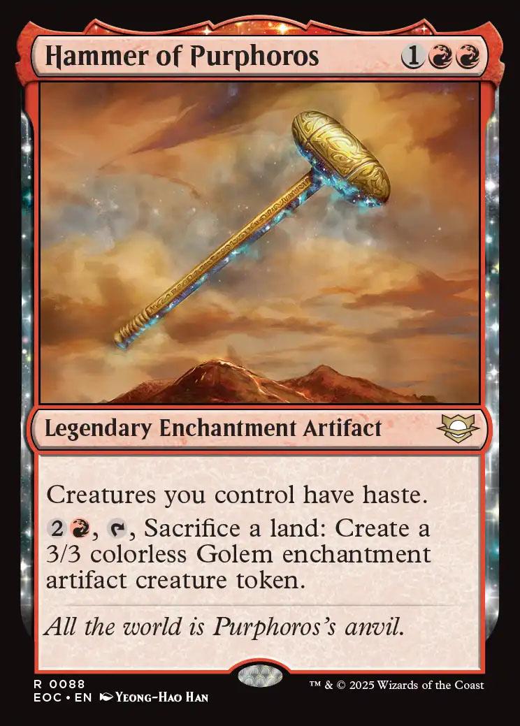 mtg purphoros commander deck Hammer of Purphoros | Edge of Eternities Commander Decks | Commander