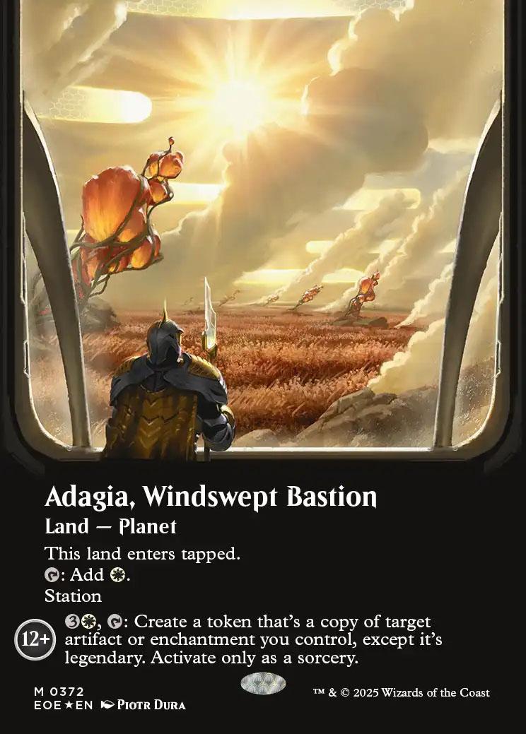 Adagia, Windswept Bastion | Edge of Eternities Variants Foil