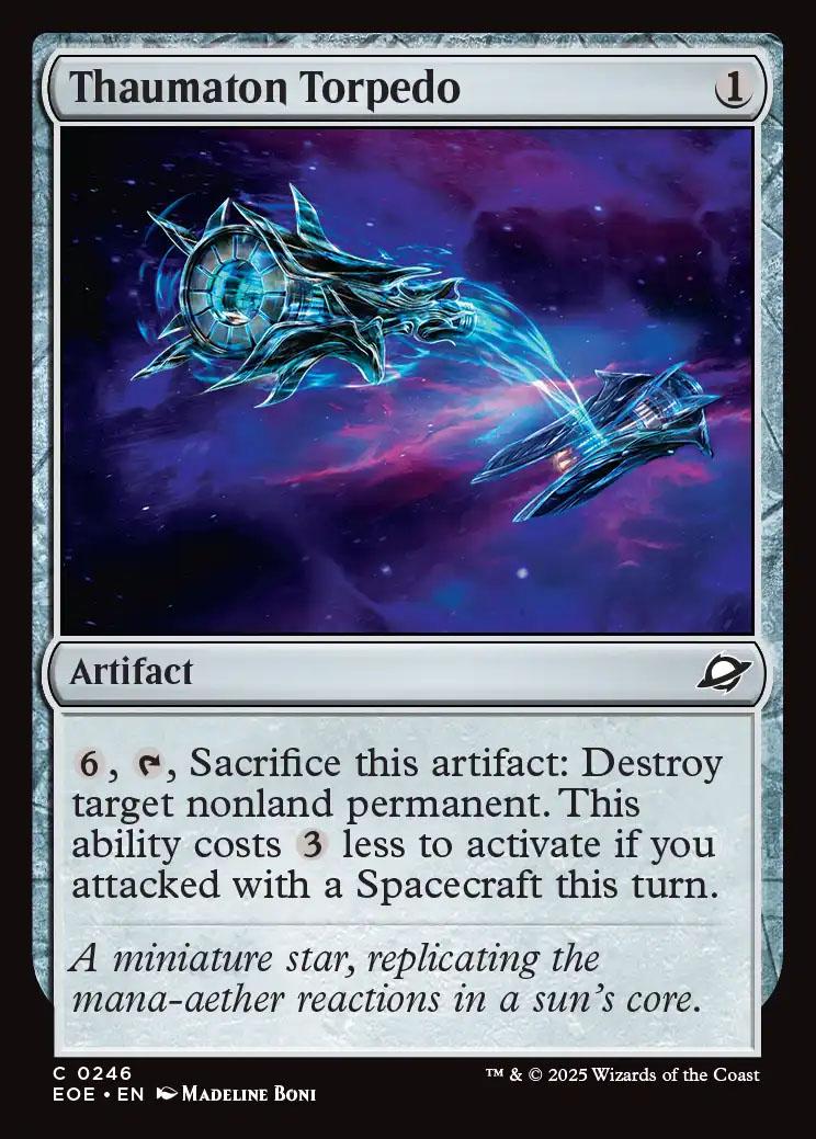 Thaumaton Torpedo | Edge of Eternities Foil | Standard | Card Kingdom