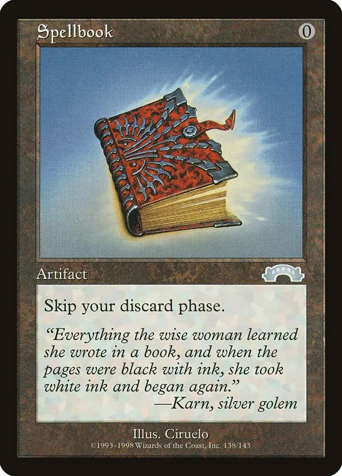 mtg spellbook card Wizard's Spellbook - Adventures in the Forgotten Realms