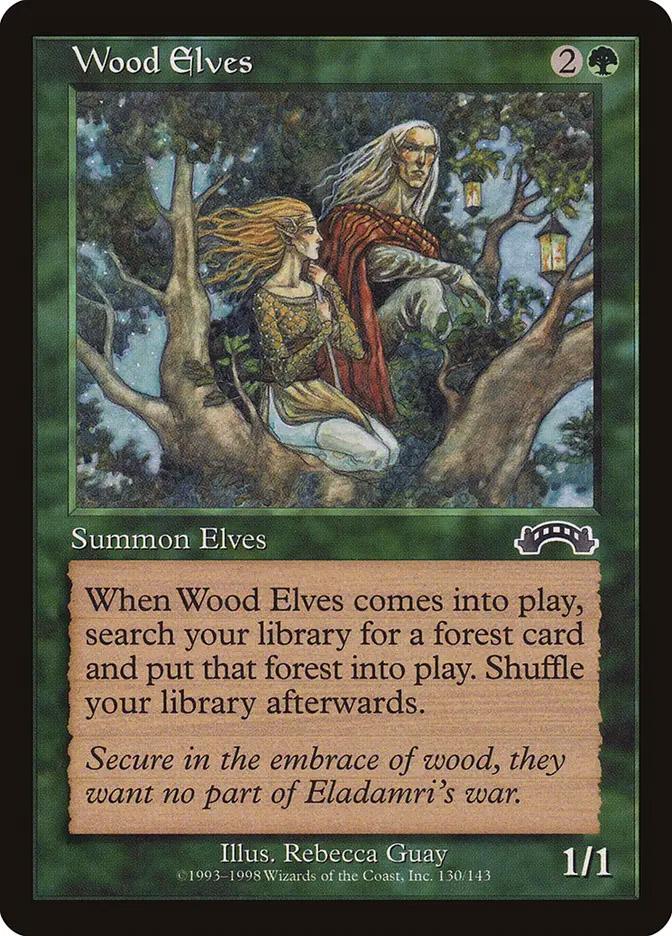 mtg cards like wood elves Magic The Gathering - (025/076) put that card onto the battlefield Cards Like Skittering Surveyor (Artifact