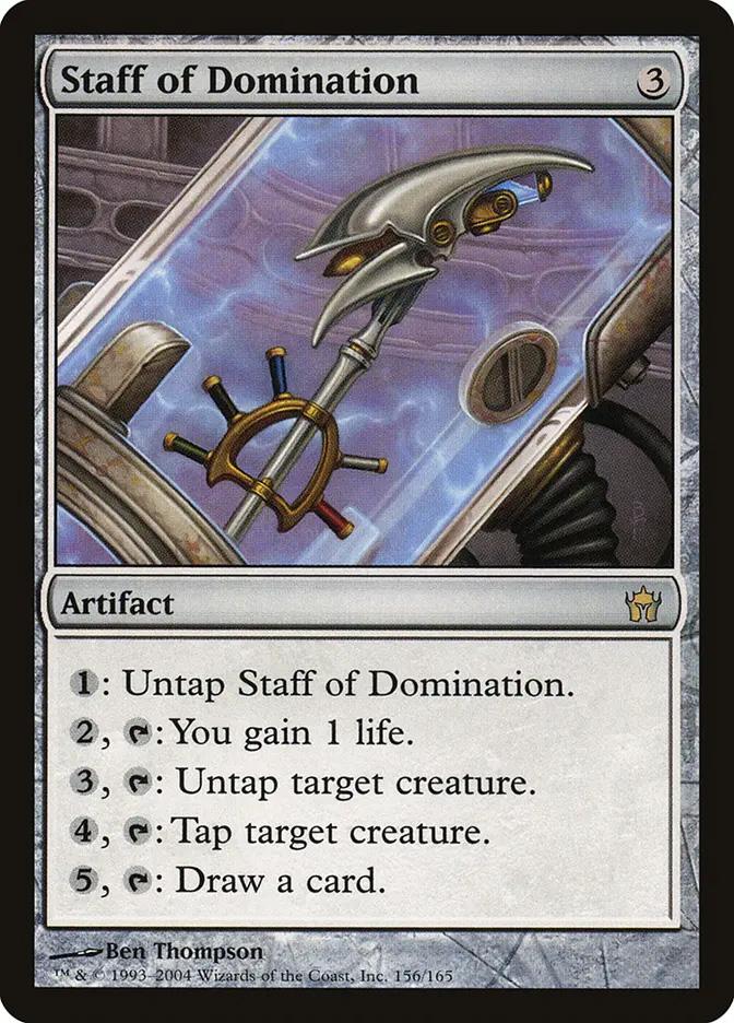 mtg untap creature cards Staff of Domination [Fifth Dawn] What are some of the