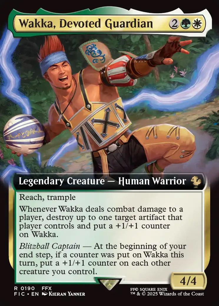【MTG】 of Wak-Wak (MP) Final Fantasy Commander Decks Variants: Wakka, Devoted Guardian
