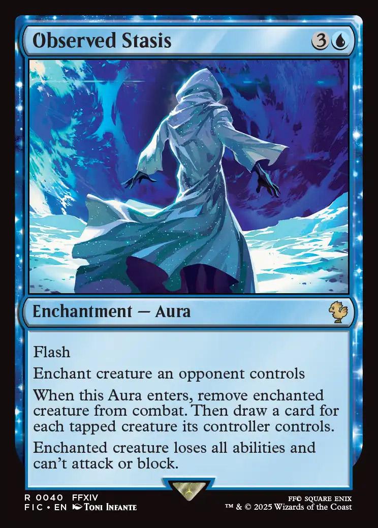 mtg stasis card Cards: CELL FOIL # 5E52 Mint / near mint condition trading card Final Fantasy Commander Decks: Observed
