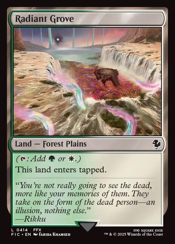 Final Fantasy Commander Decks Foil: Radiant Grove (Surge Foil)