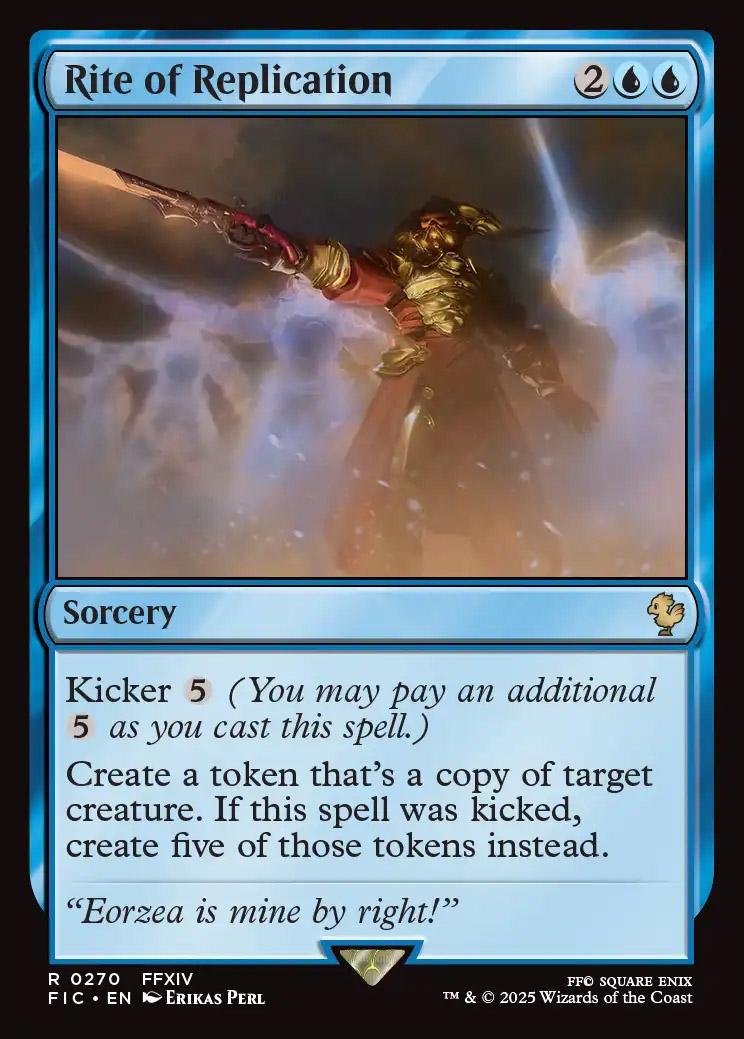 Final Fantasy Commander Decks Foil: Rite of Replication (Surge Foil)