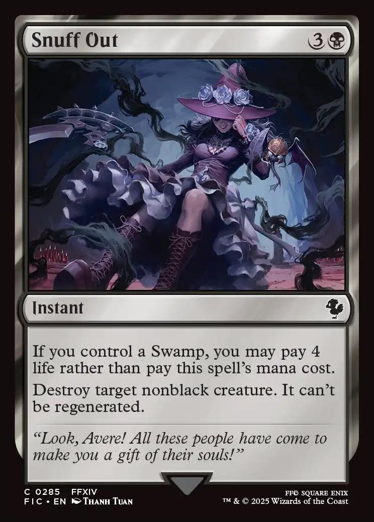 final fantasy mtg sold out Magic: The Gathering It cant be regenerated. Cloud, Ex-SOLDIER Final Fantasy Proxy