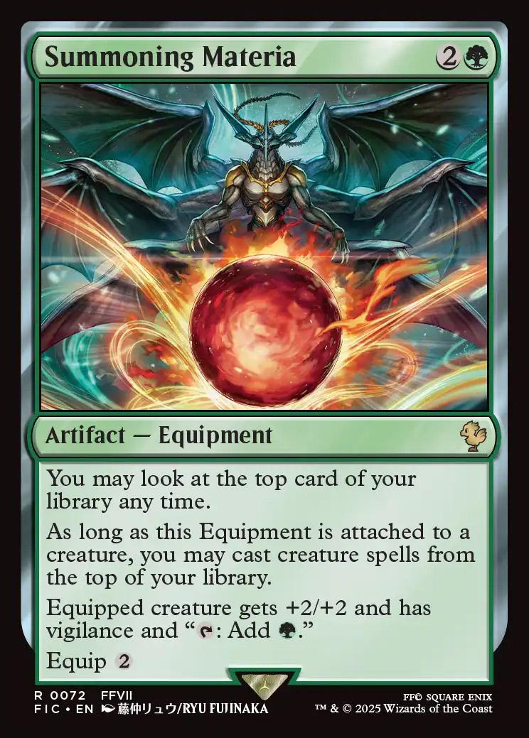 mtg final fantasy materia Summoning [FINAL Commander] Materia (Final Fantasy VII) |