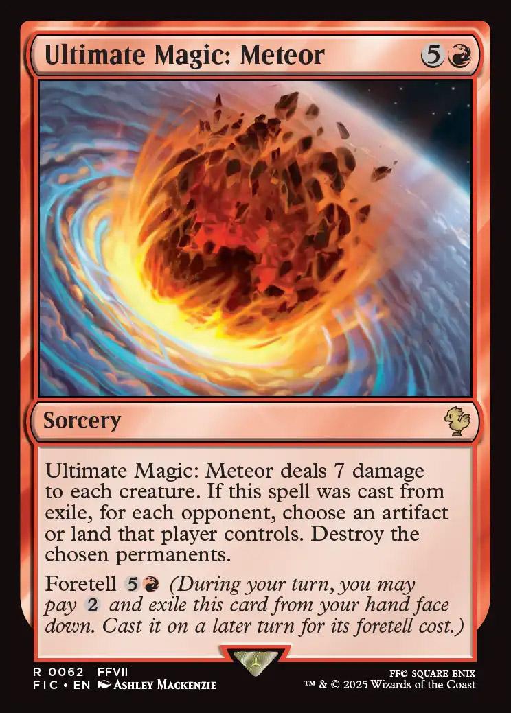 Final Fantasy Commander Decks Foil: Ultimate Magic: Meteor (Surge