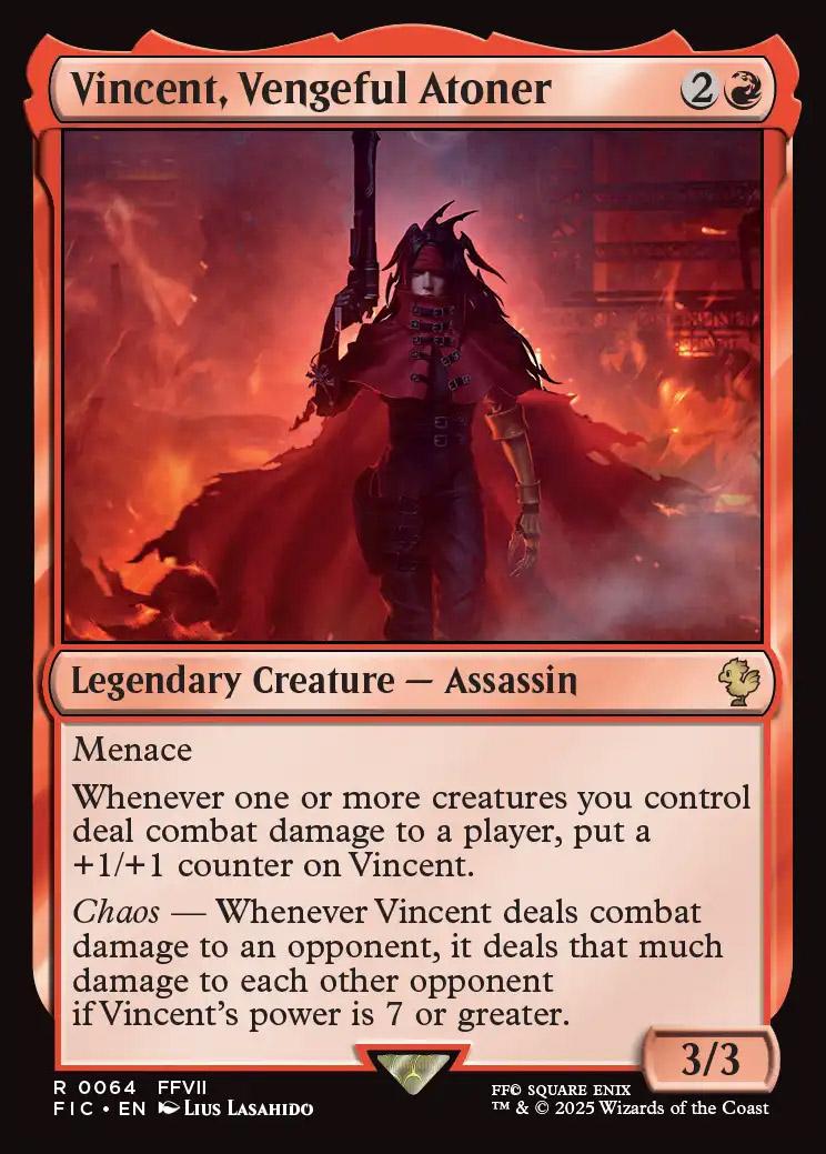 Final Fantasy Commander Decks Foil: Vincent, Vengeful Atoner