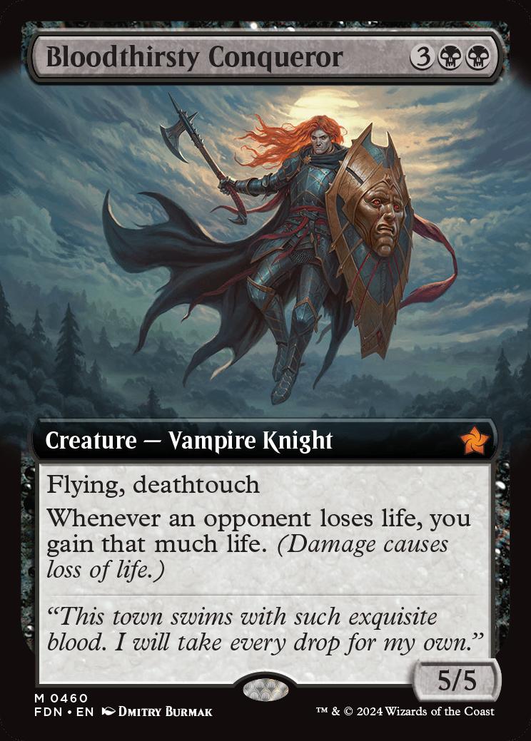 MTG 血に飢えた征服者/Bloodthirsty Conqueror Bloodthirsty Conqueror | Foundations Variants Foil | Standard