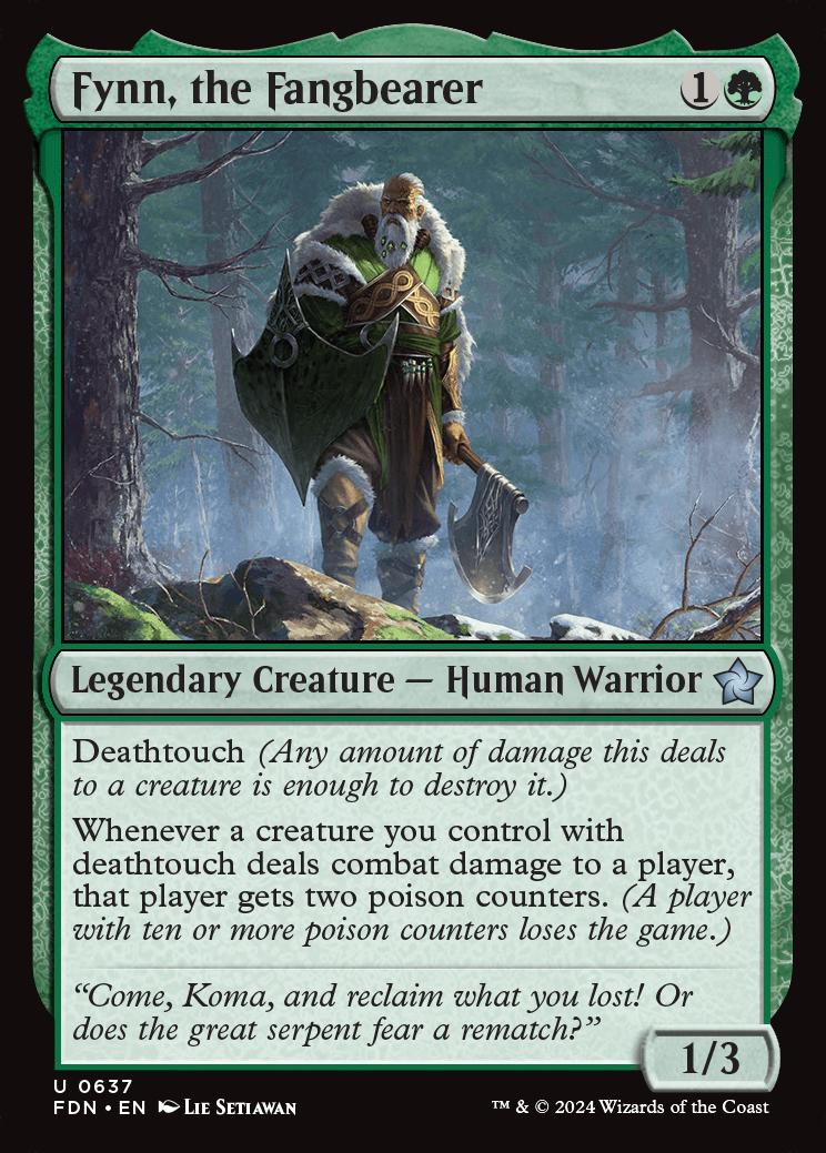 mtg fynn the fangbearer commander deck Commander MTG Deck Guide: Fynn, the Fangbearer